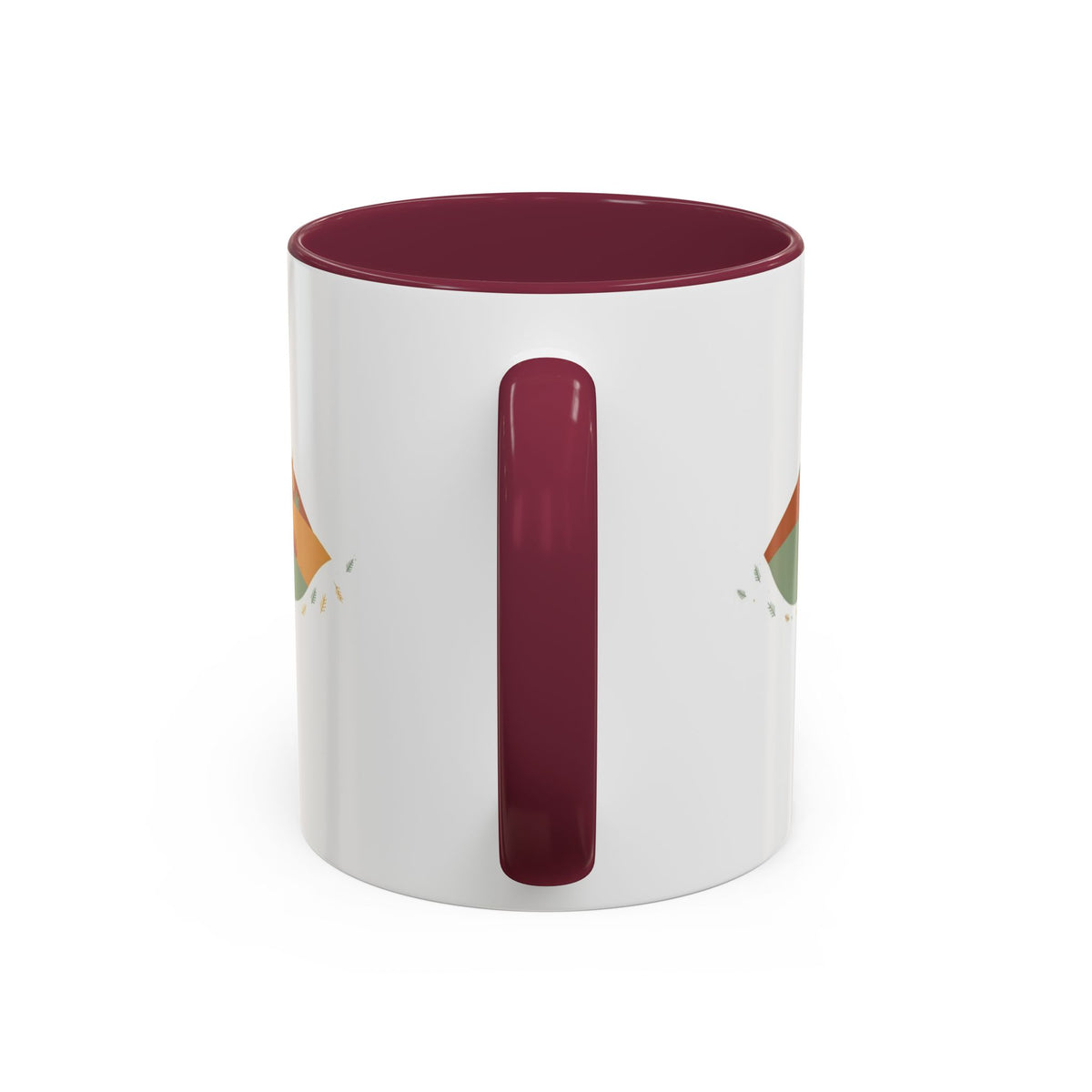 Open Road color accent ceramic coffee mug — Amanda's Brew House
