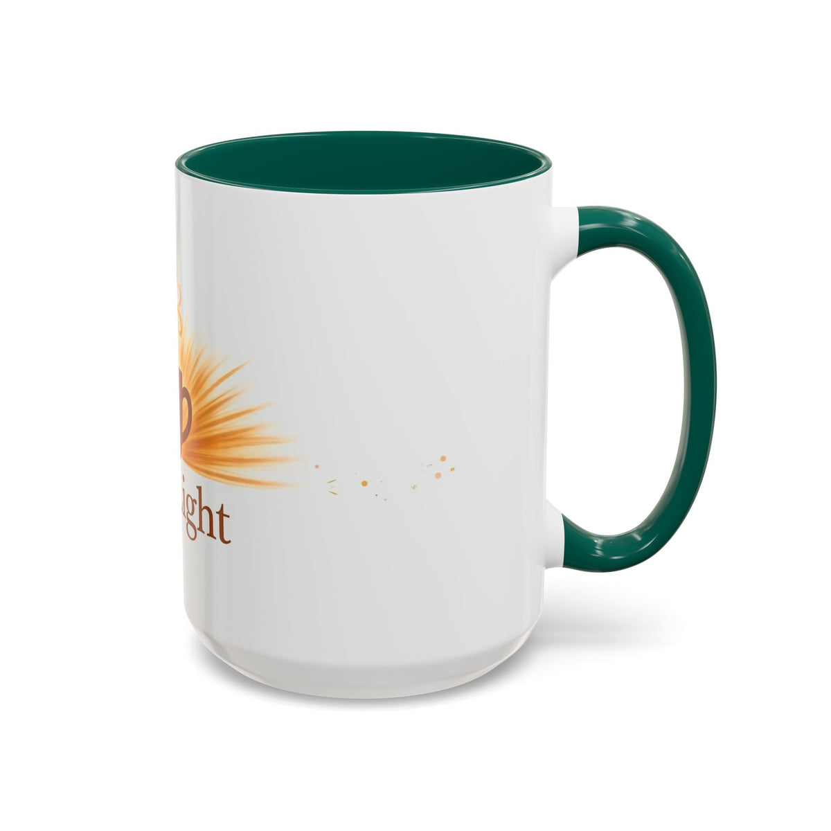 First Light color accent ceramic coffee mug — Amanda's Brew House