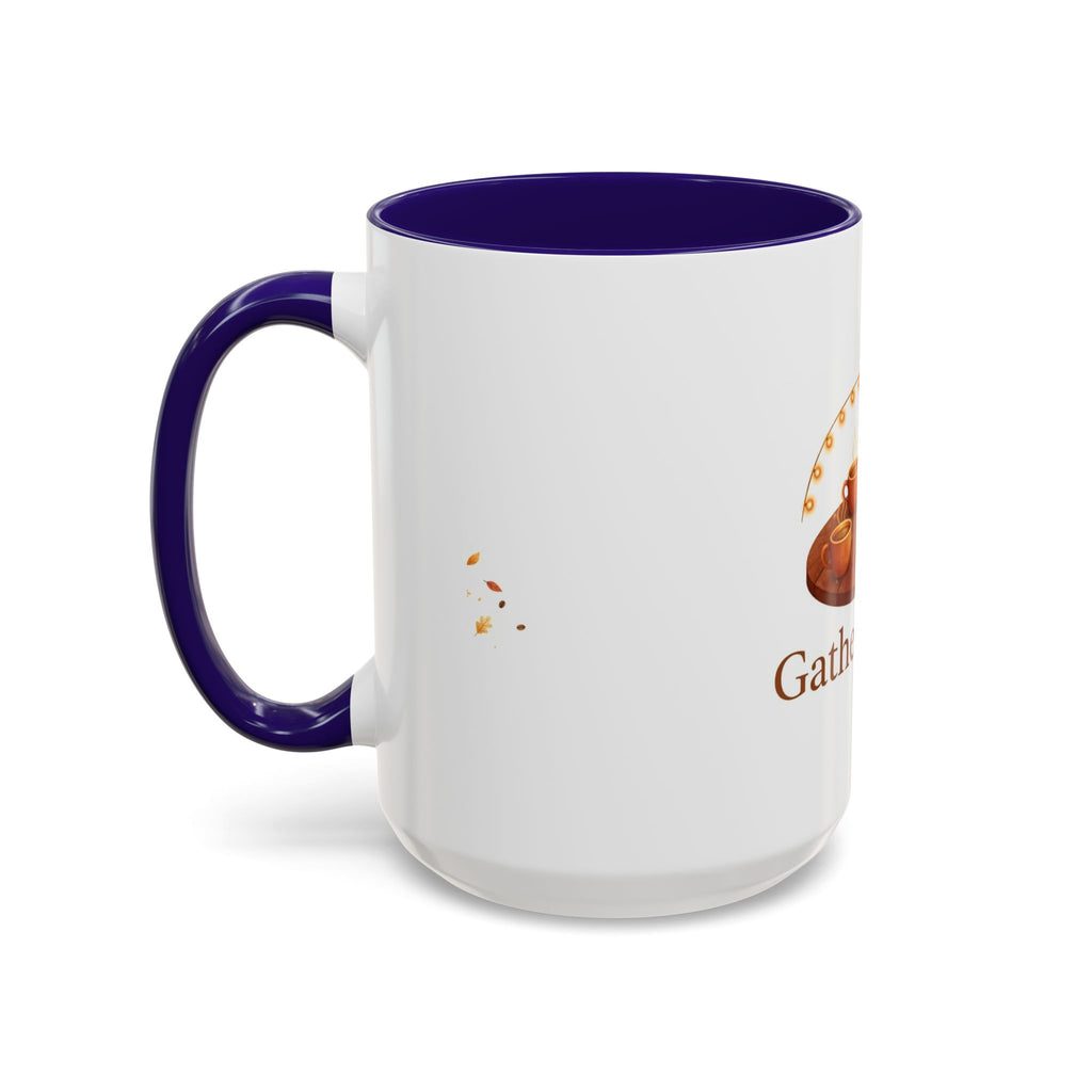 Gather Round color accent ceramic coffee mug — Amanda's Brew House