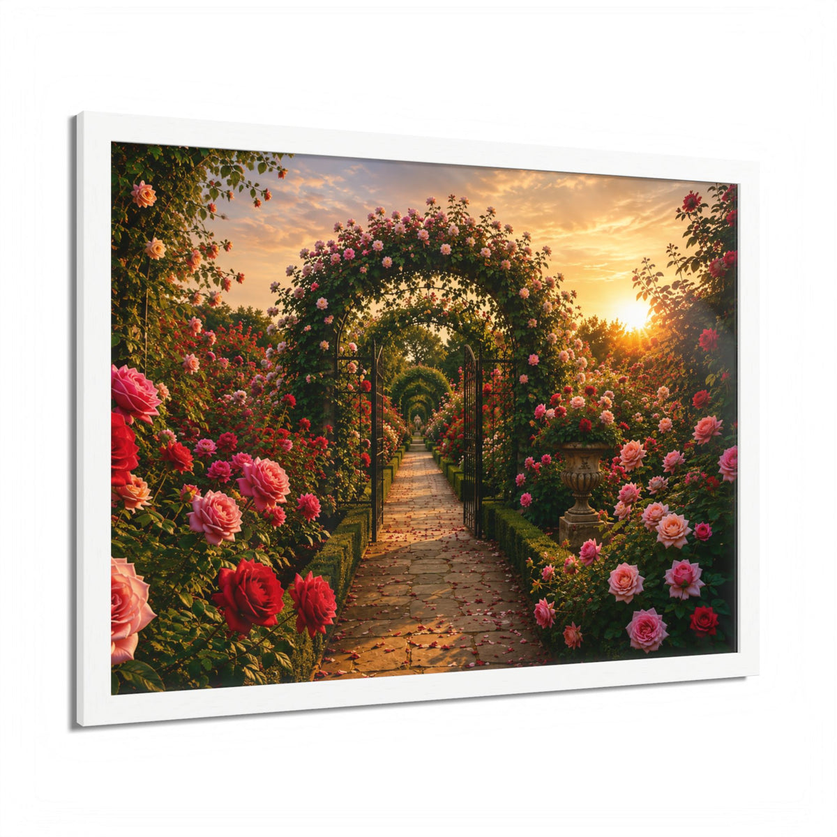 Rose Garden of Life — Framed Wall Art