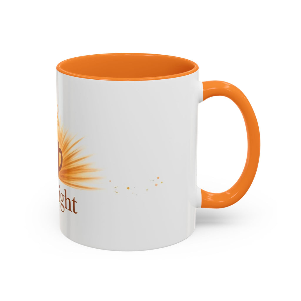 First Light color accent ceramic coffee mug — Amanda's Brew House