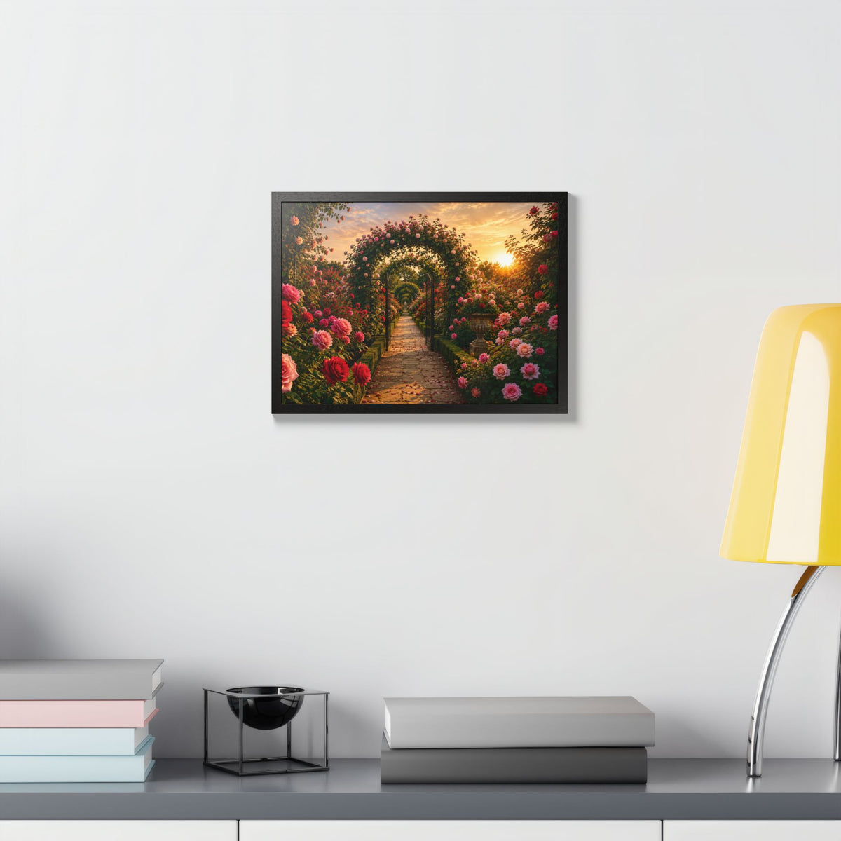 Rose Garden of Life — Framed Wall Art