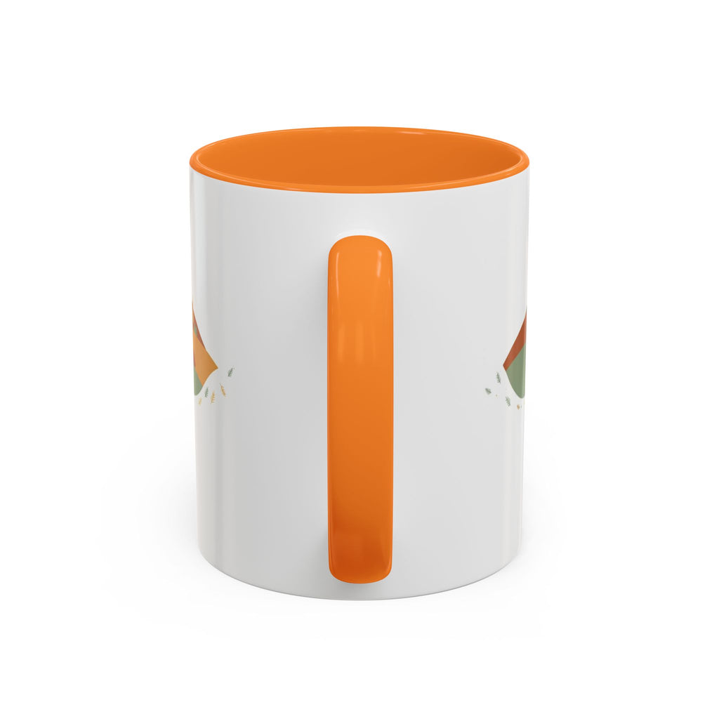 Open Road color accent ceramic coffee mug — Amanda's Brew House