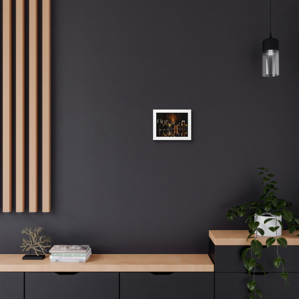 Cocktail Glasses Framed Wall Art