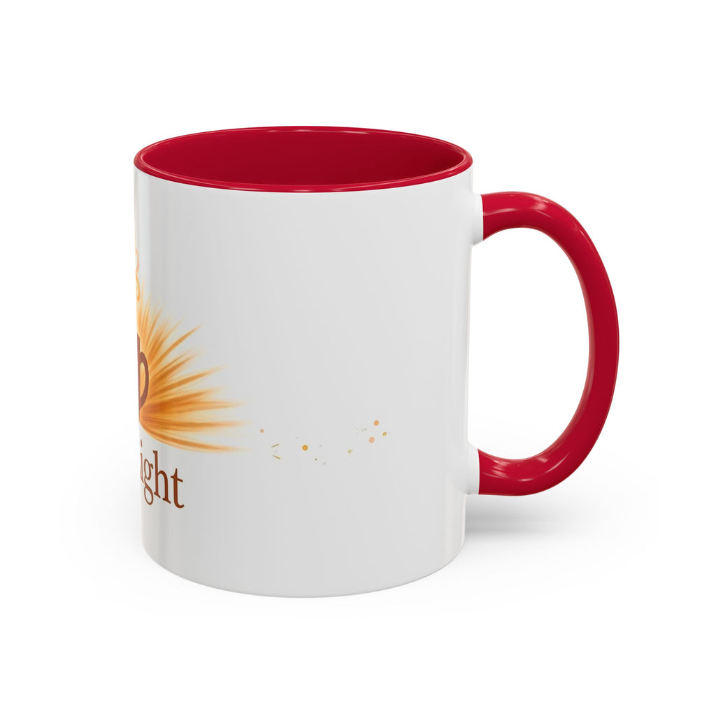 First Light color accent ceramic coffee mug — Amanda's Brew House