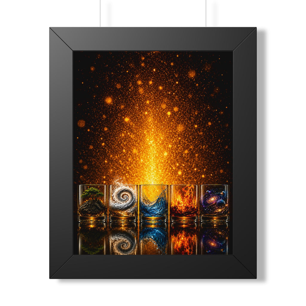 Elemental Fire Poster — Framed Vertical Wall Art — product image from Amanda's Brew House