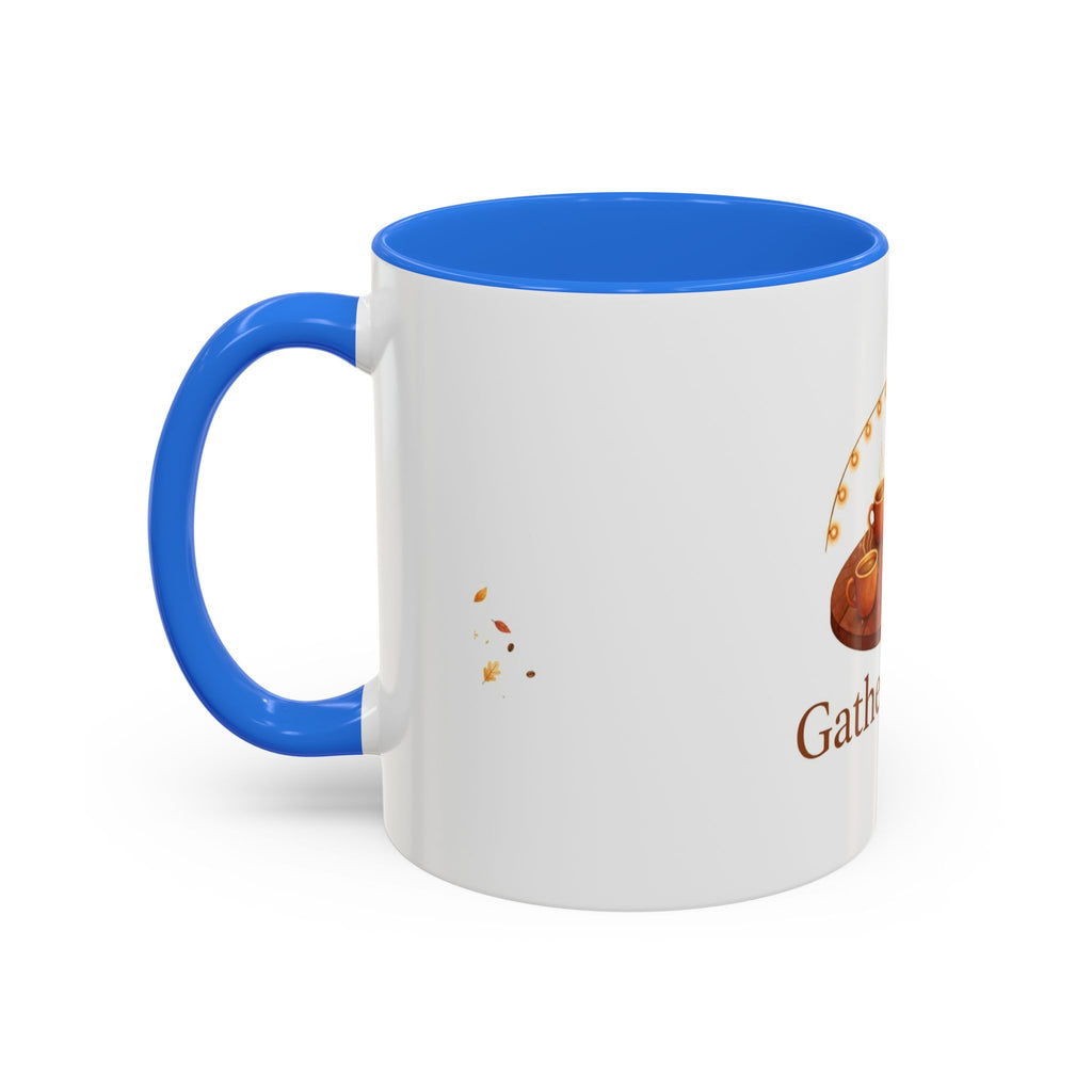 Gather Round color accent ceramic coffee mug — Amanda's Brew House