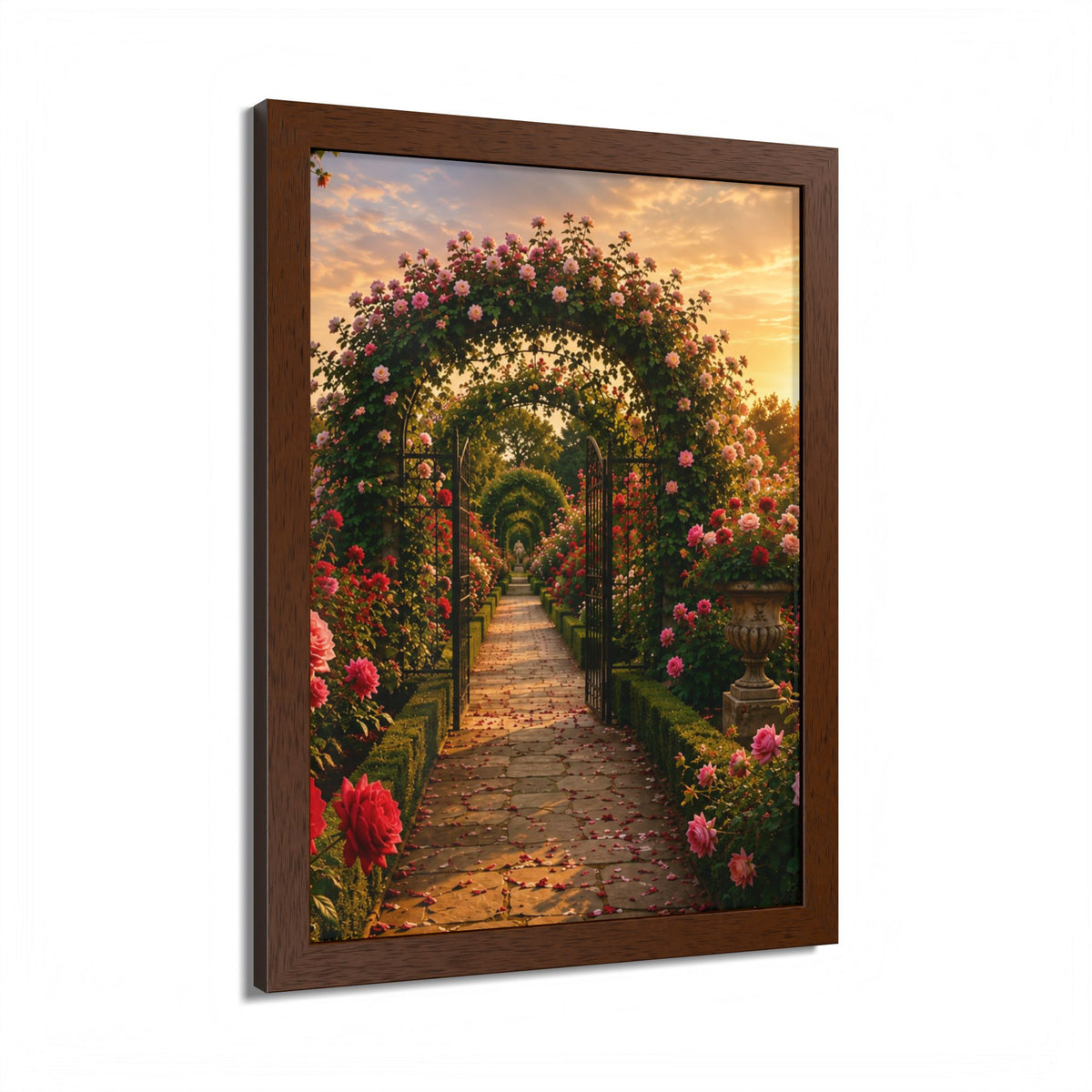 Rose Garden of Life — Framed Wall Art