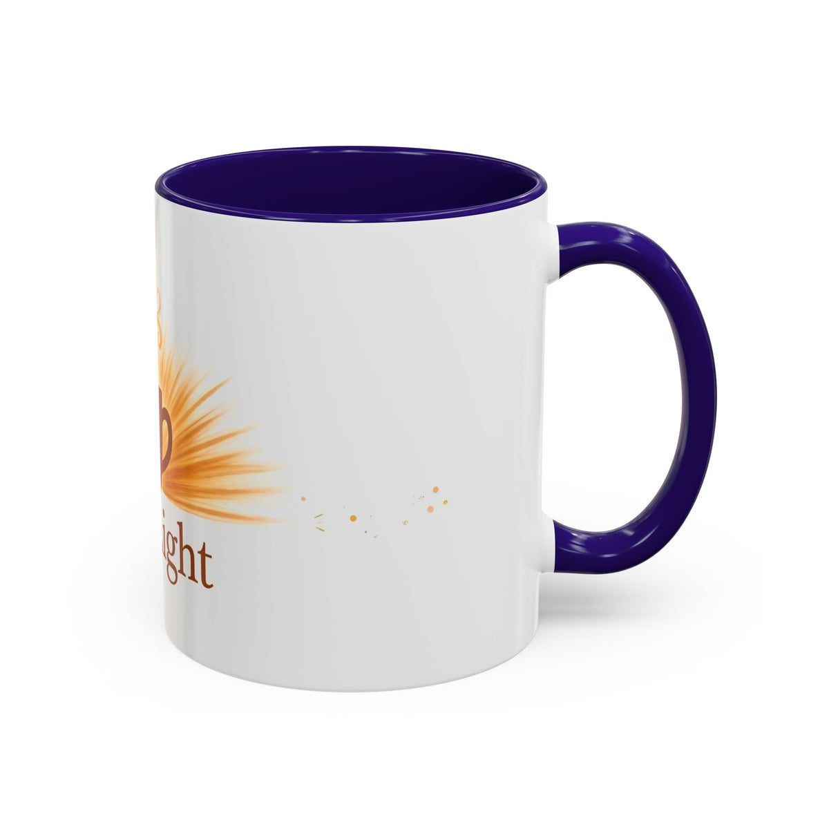 First Light color accent ceramic coffee mug — Amanda's Brew House