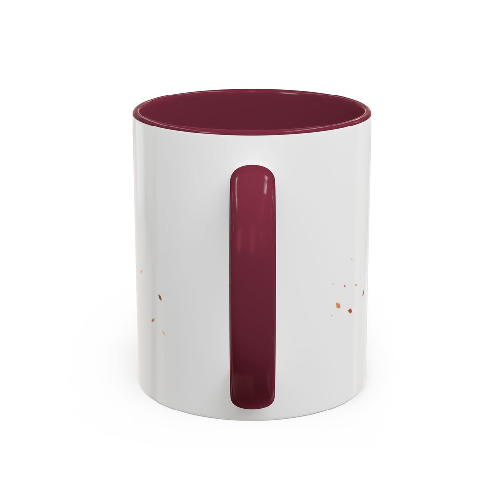 Sweater Weather Sips color accent ceramic coffee mug — Amanda's Brew House