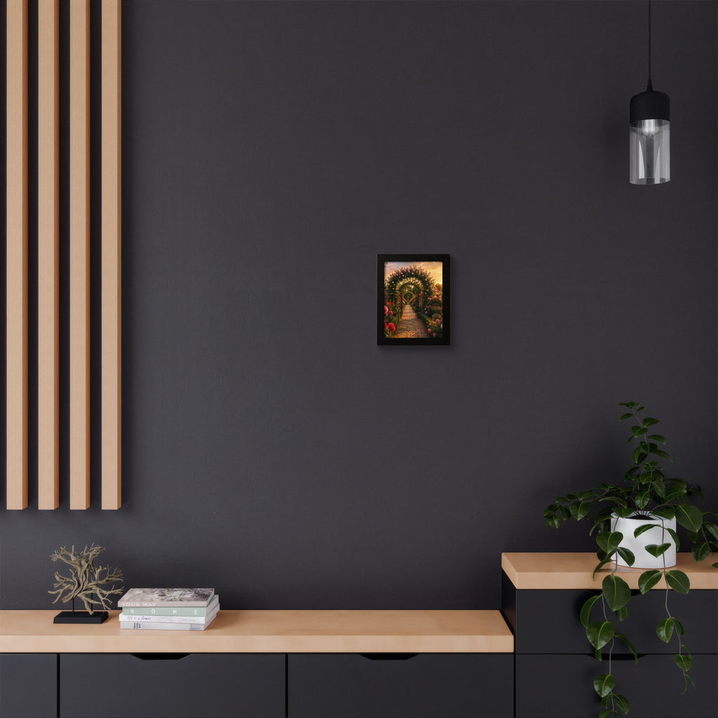Rose Garden of Life — Framed Wall Art