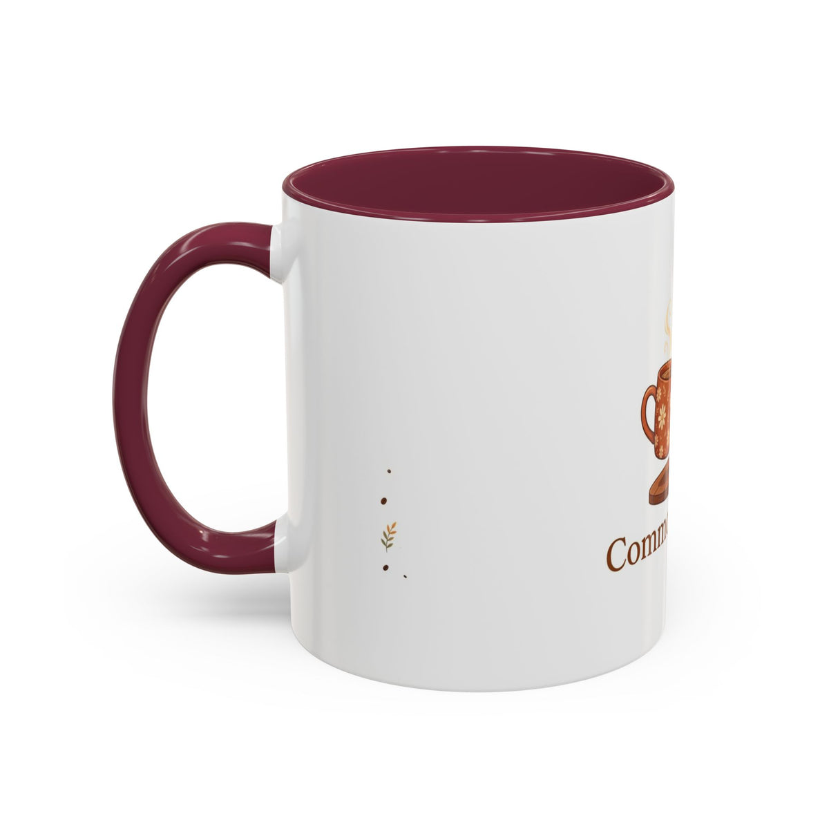 Common Ground color accent ceramic coffee mug — Amanda's Brew House