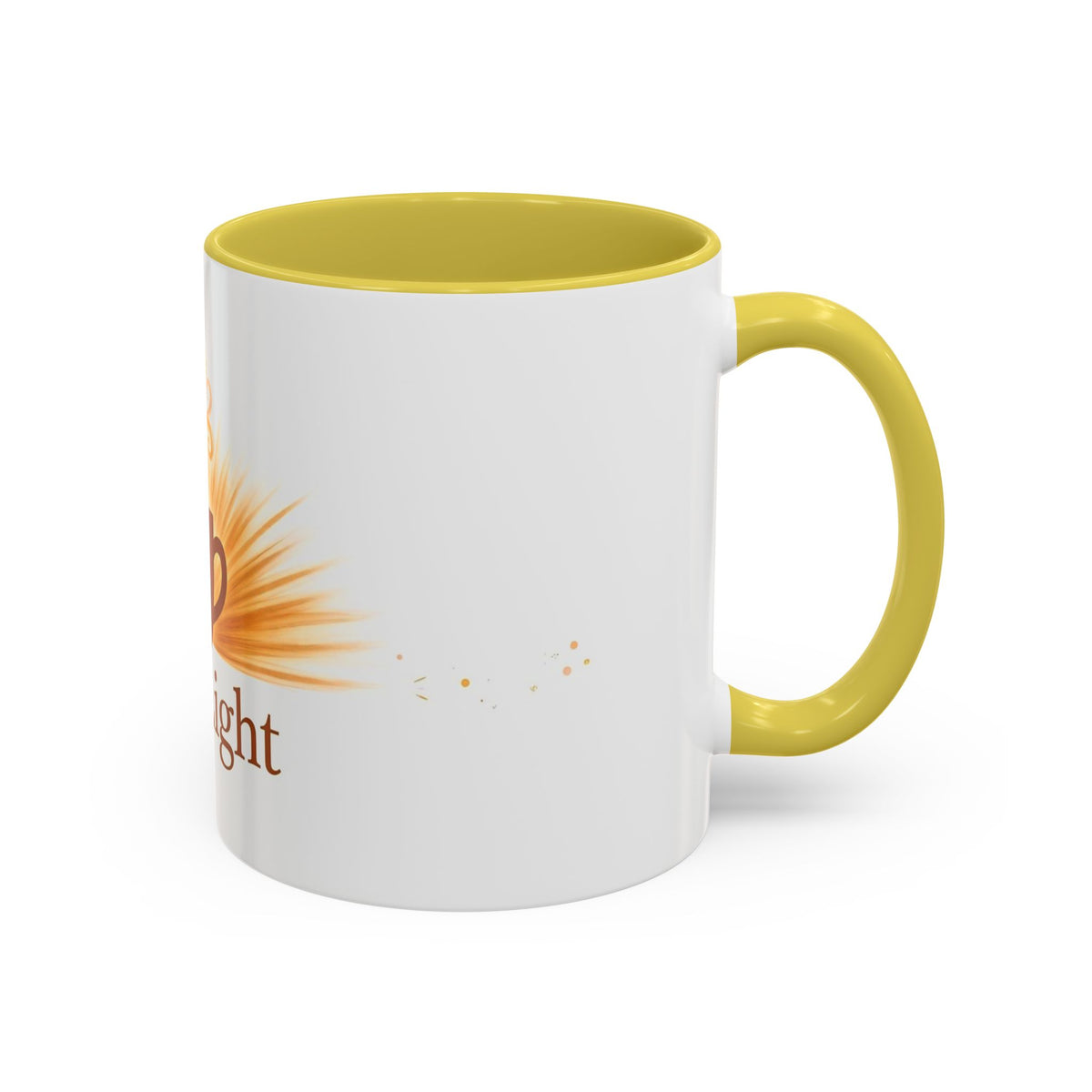 First Light color accent ceramic coffee mug — Amanda's Brew House