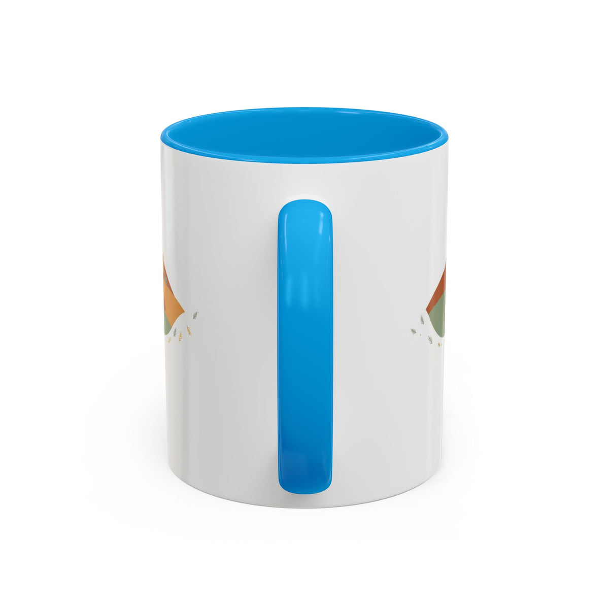 Open Road color accent ceramic coffee mug — Amanda's Brew House
