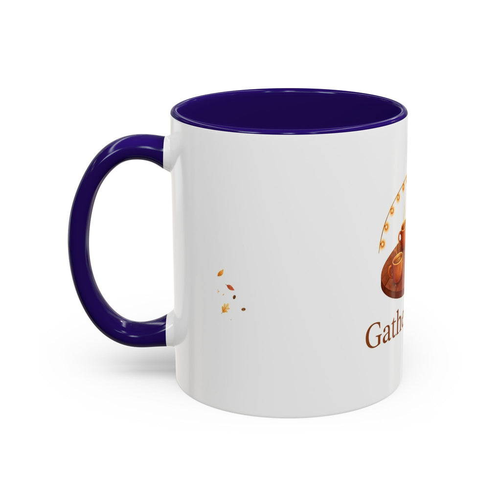 Gather Round color accent ceramic coffee mug — Amanda's Brew House