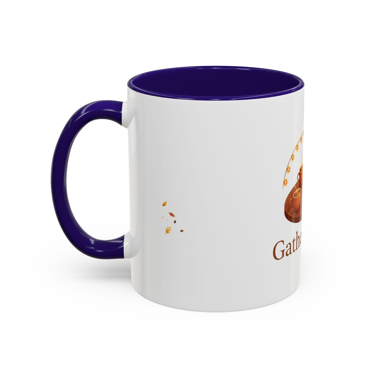 Gather Round color accent ceramic coffee mug — Amanda's Brew House