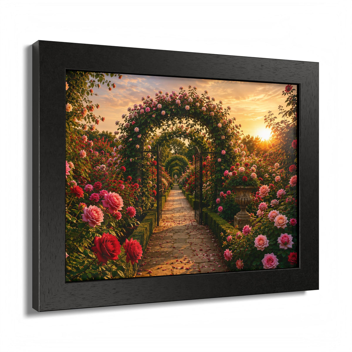 Rose Garden of Life — Framed Wall Art