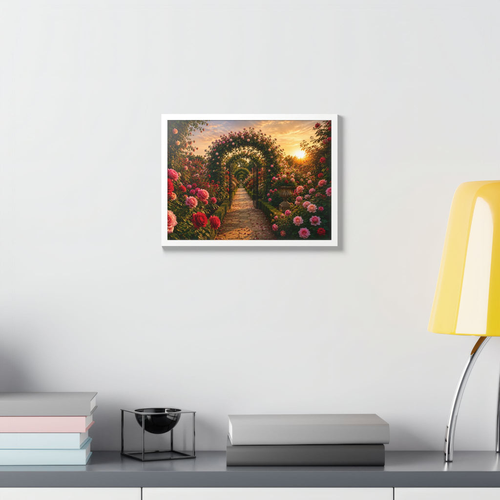 Rose Garden of Life — Framed Wall Art
