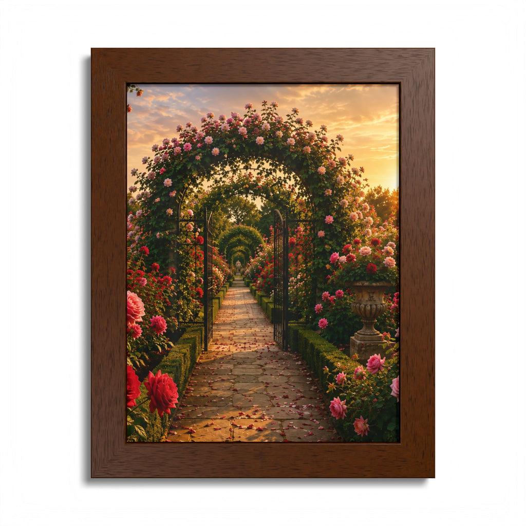 Rose Garden of Life — Framed Wall Art