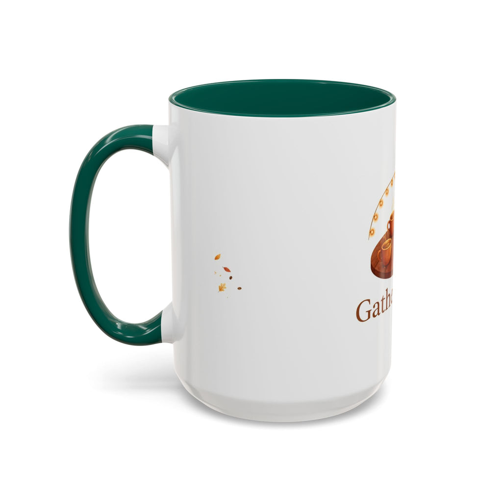 Gather Round color accent ceramic coffee mug — Amanda's Brew House