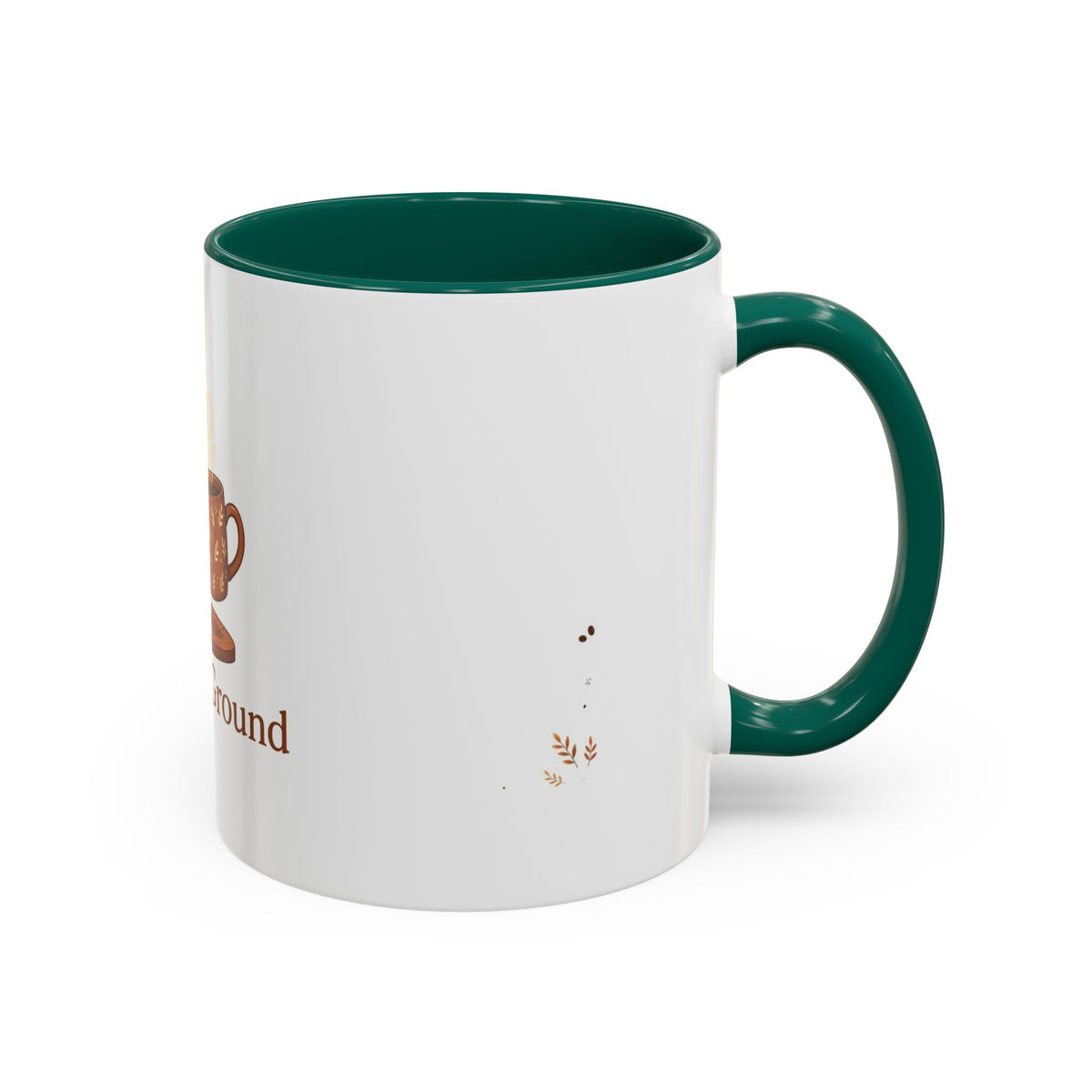 Common Ground color accent ceramic coffee mug — Amanda's Brew House