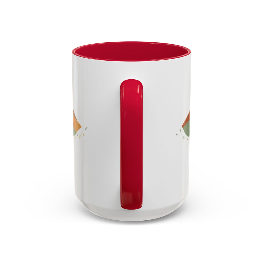 Open Road color accent ceramic coffee mug — Amanda's Brew House