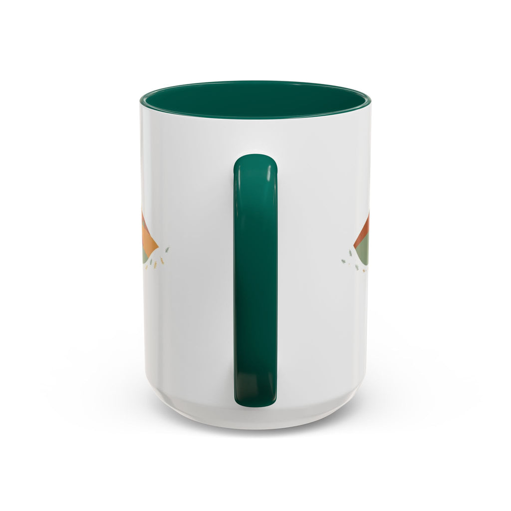 Open Road color accent ceramic coffee mug — Amanda's Brew House