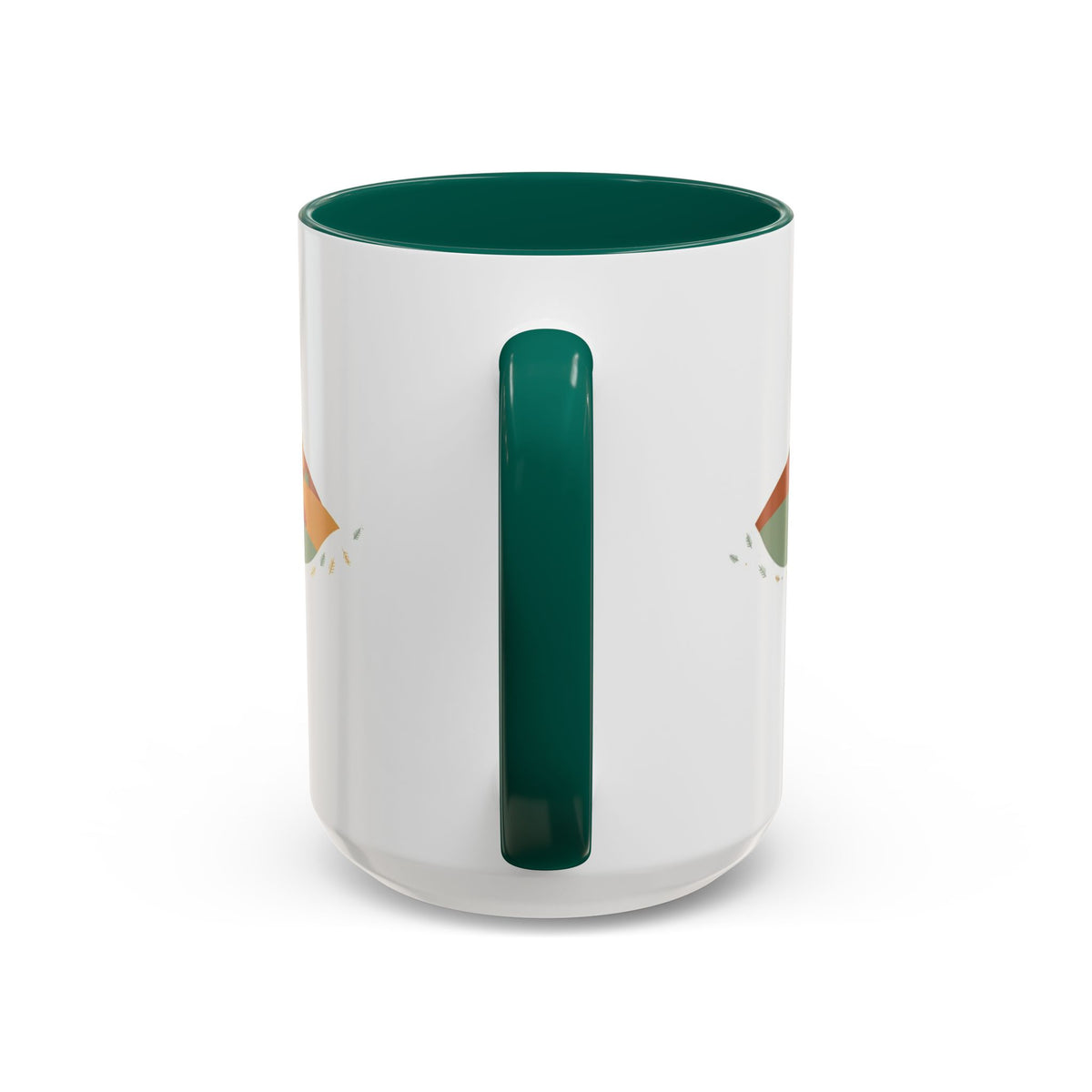 Open Road color accent ceramic coffee mug — Amanda's Brew House