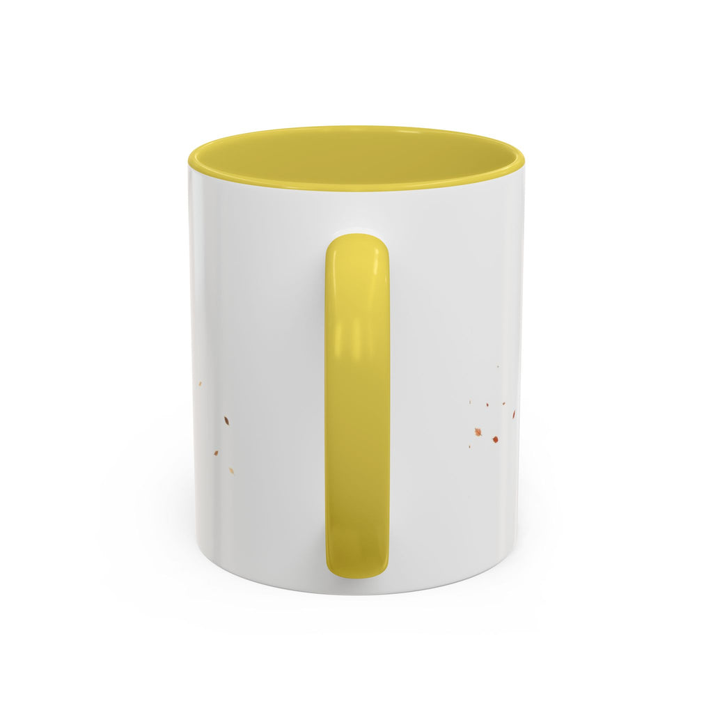 Sweater Weather Sips color accent ceramic coffee mug — Amanda's Brew House