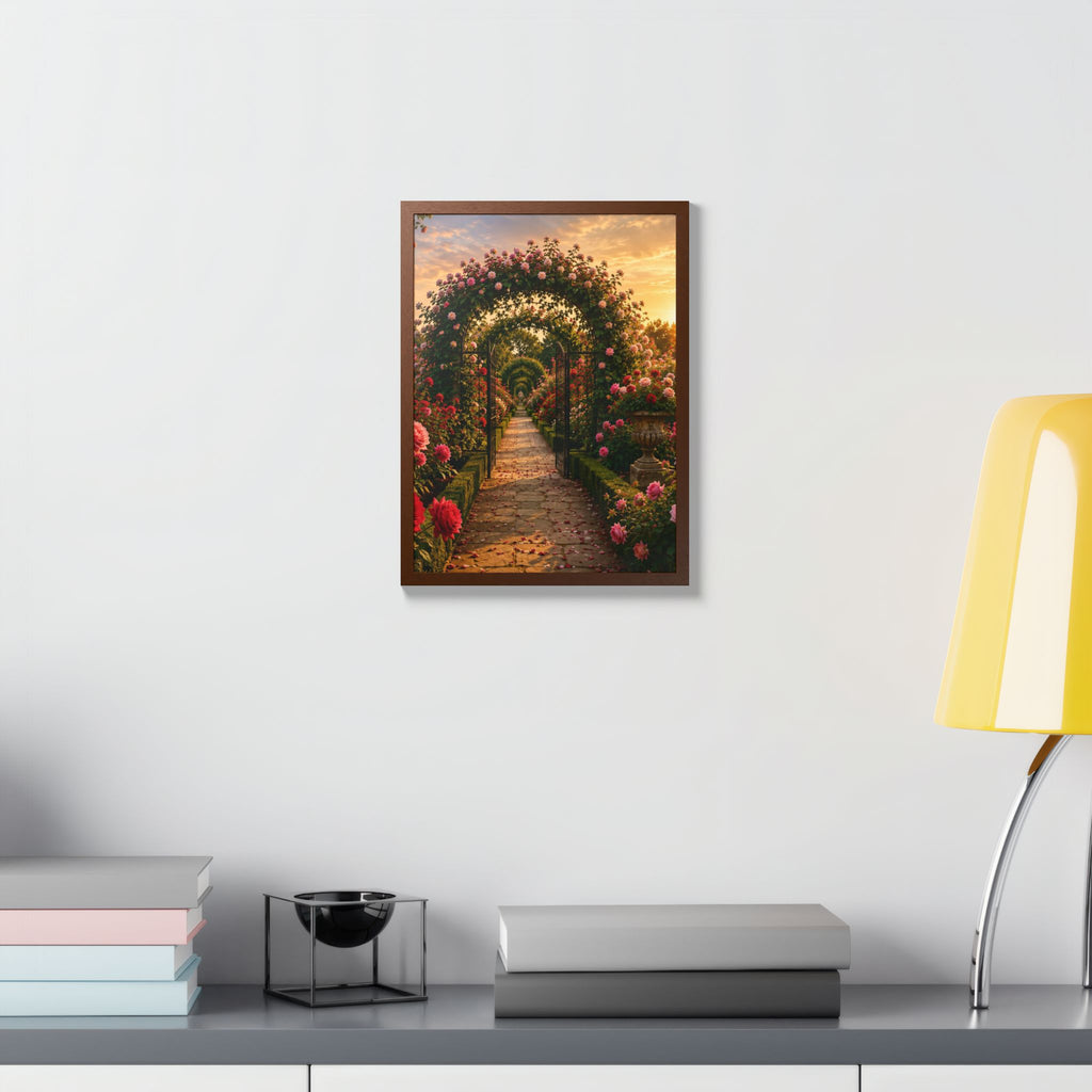 Rose Garden of Life — Framed Wall Art
