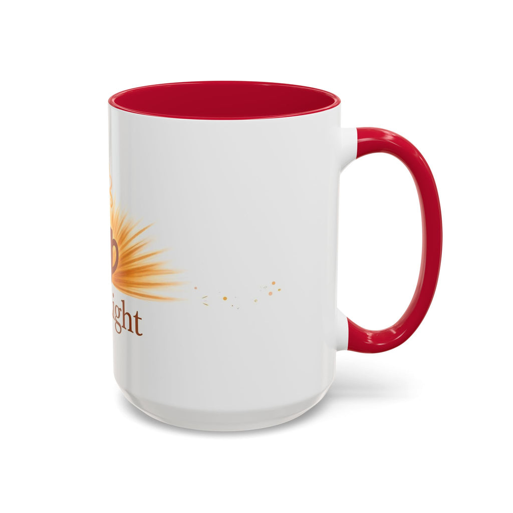 First Light color accent ceramic coffee mug — Amanda's Brew House