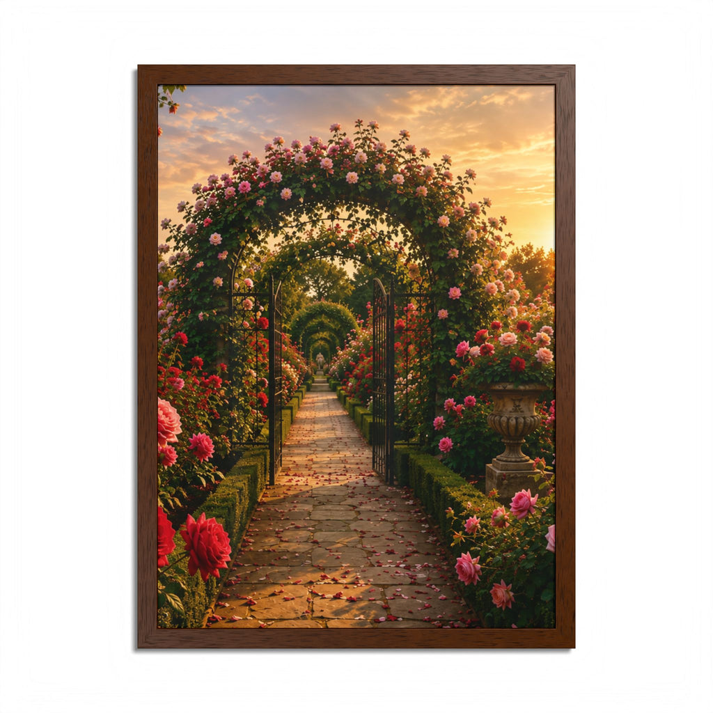 Rose Garden of Life — Framed Wall Art