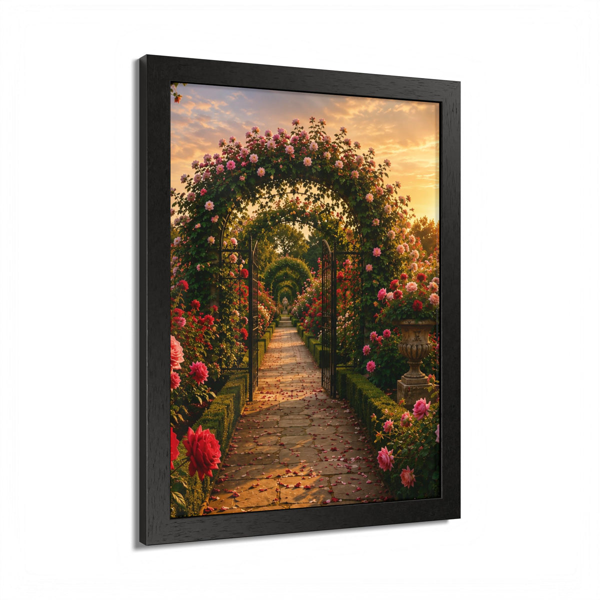Rose Garden of Life — Framed Wall Art