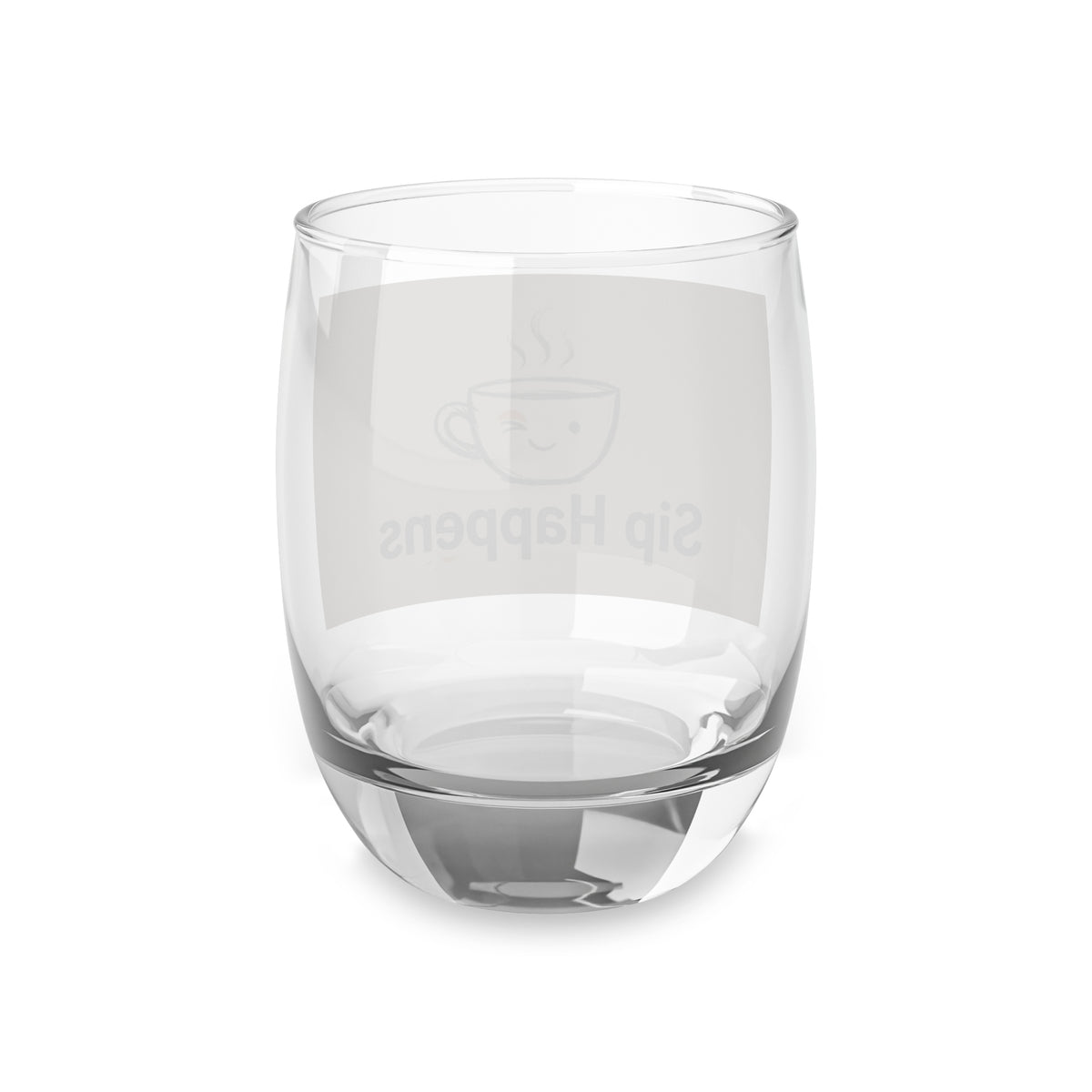 Sip Happens whiskey glass by Amanda's Brew House
