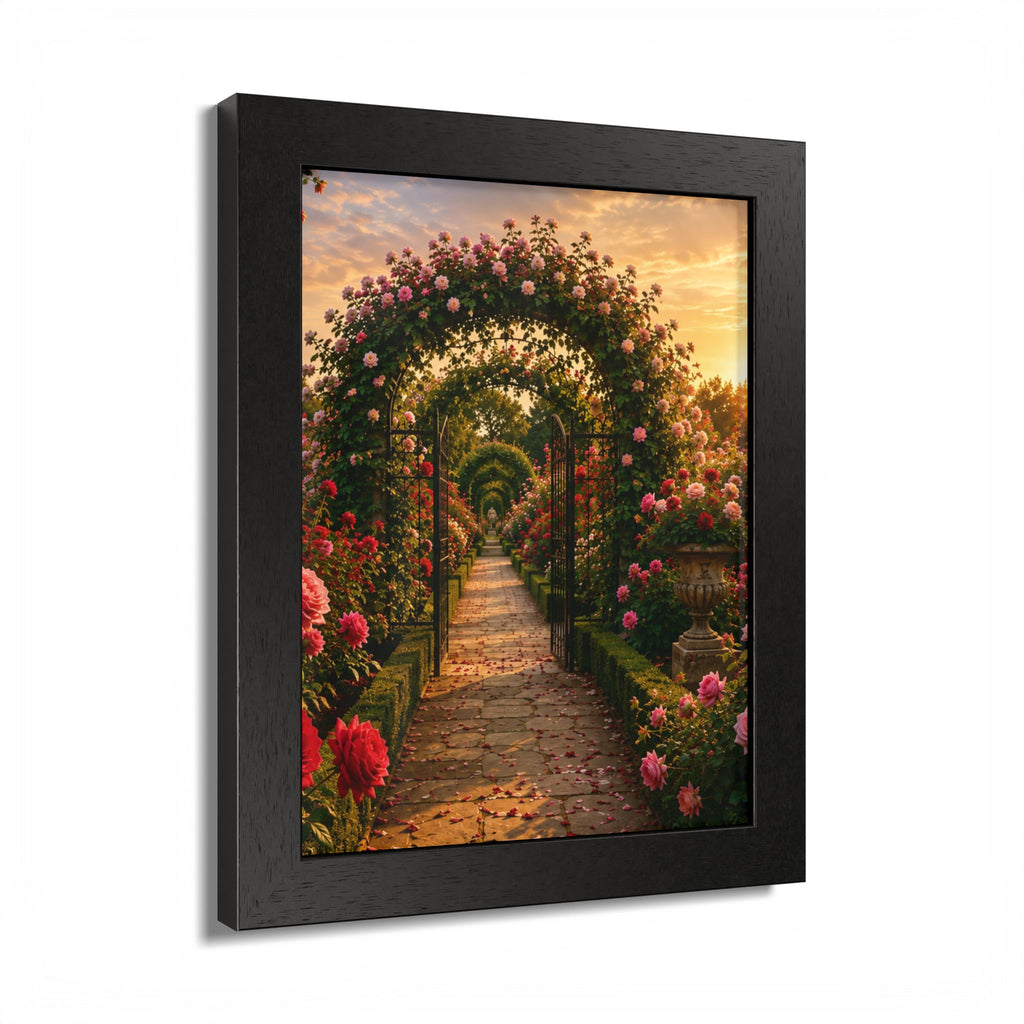 Rose Garden of Life — Framed Wall Art