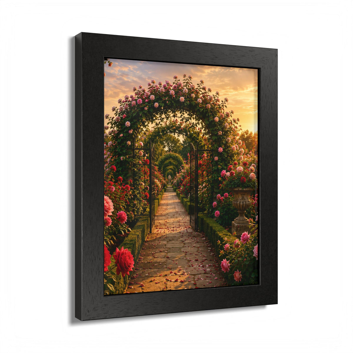 Rose Garden of Life — Framed Wall Art