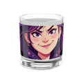 Resting Witch Face witch artwork on 10 oz rocks glass