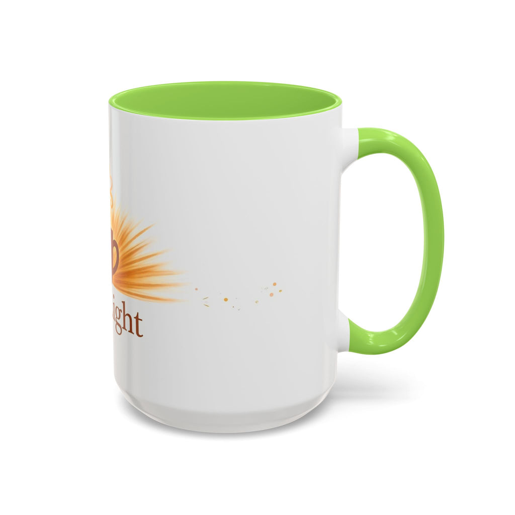 First Light color accent ceramic coffee mug — Amanda's Brew House