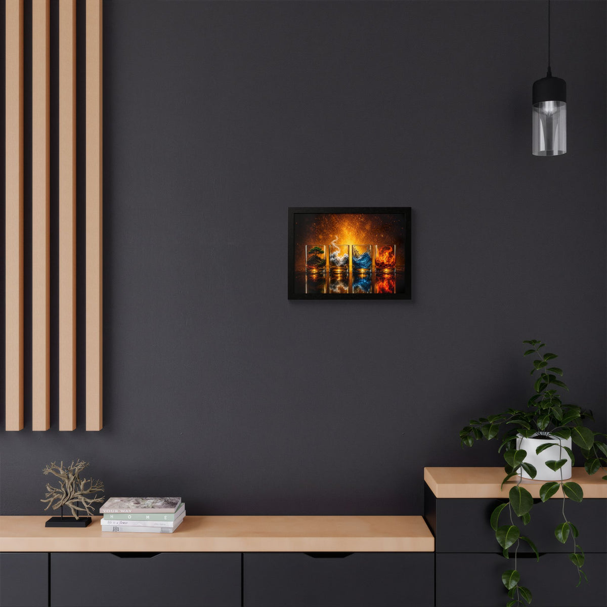 Cocktail & Spirits Glasses Framed Wall Art