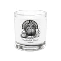 Thankful & Thirsty — Funny Thanksgiving Rocks Glass | 10oz