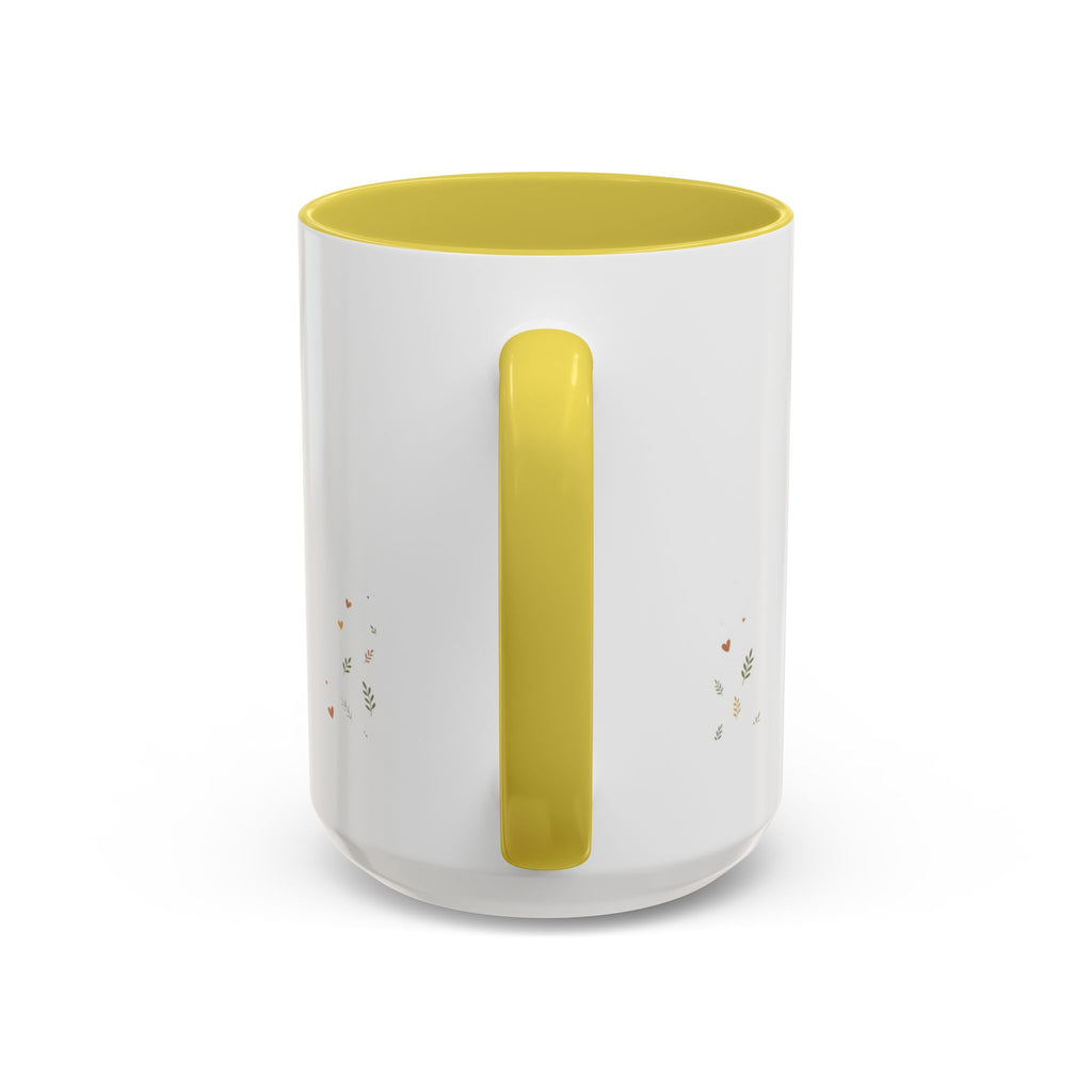 Home Is Where the Coffee Is color accent ceramic coffee mug — Amanda's Brew House