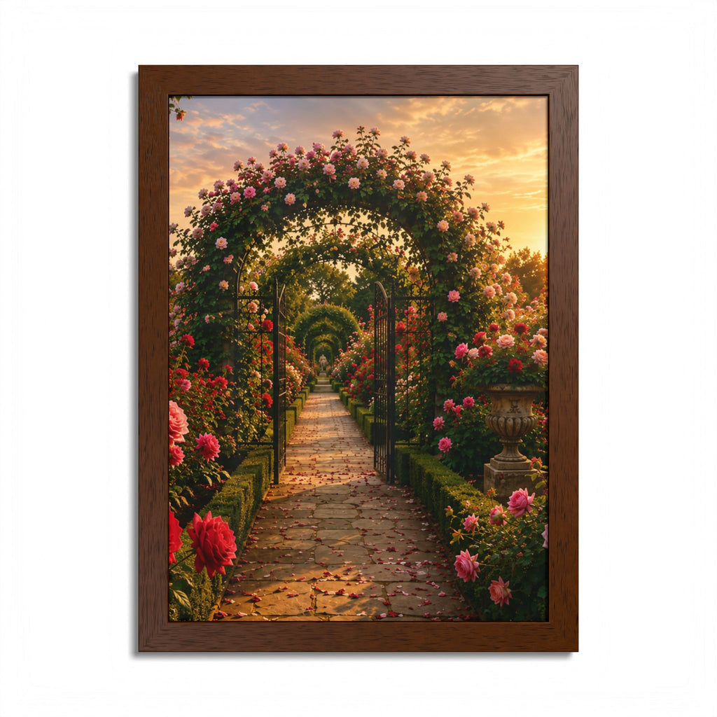 Rose Garden of Life — Framed Wall Art