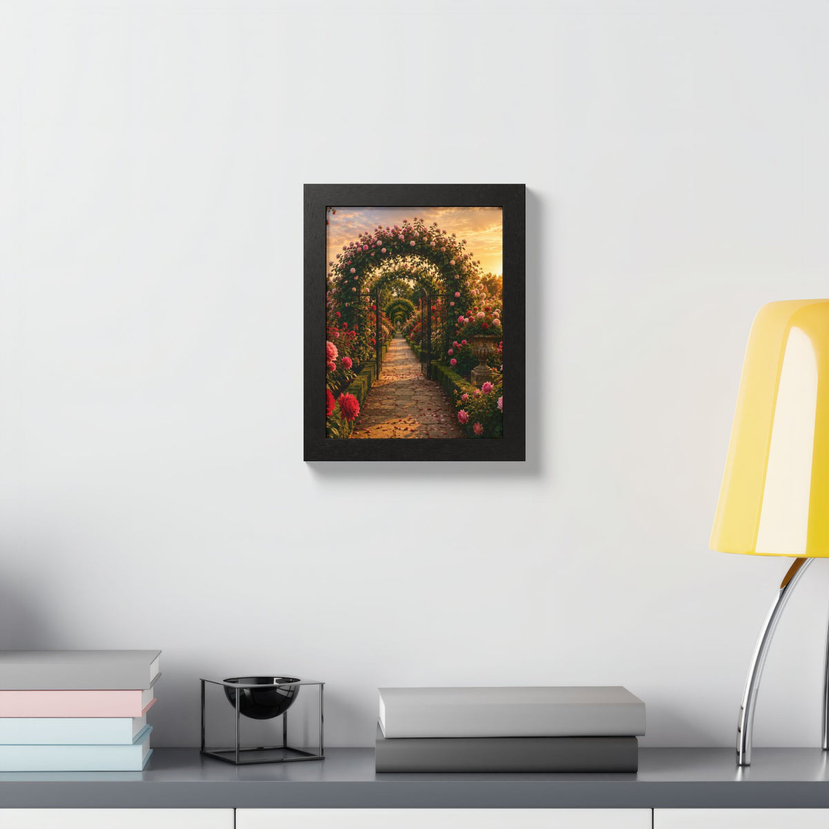 Rose Garden of Life — Framed Wall Art