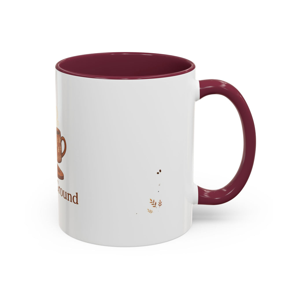 Common Ground color accent ceramic coffee mug — Amanda's Brew House