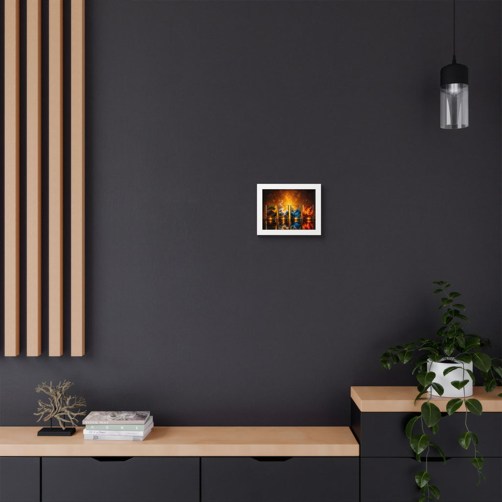 Cocktail & Spirits Glasses Framed Wall Art