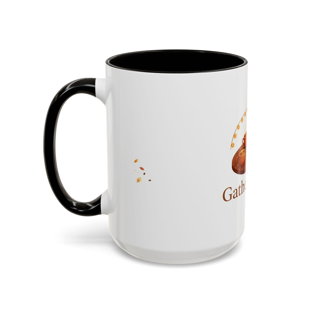 Gather Round color accent ceramic coffee mug — Amanda's Brew House