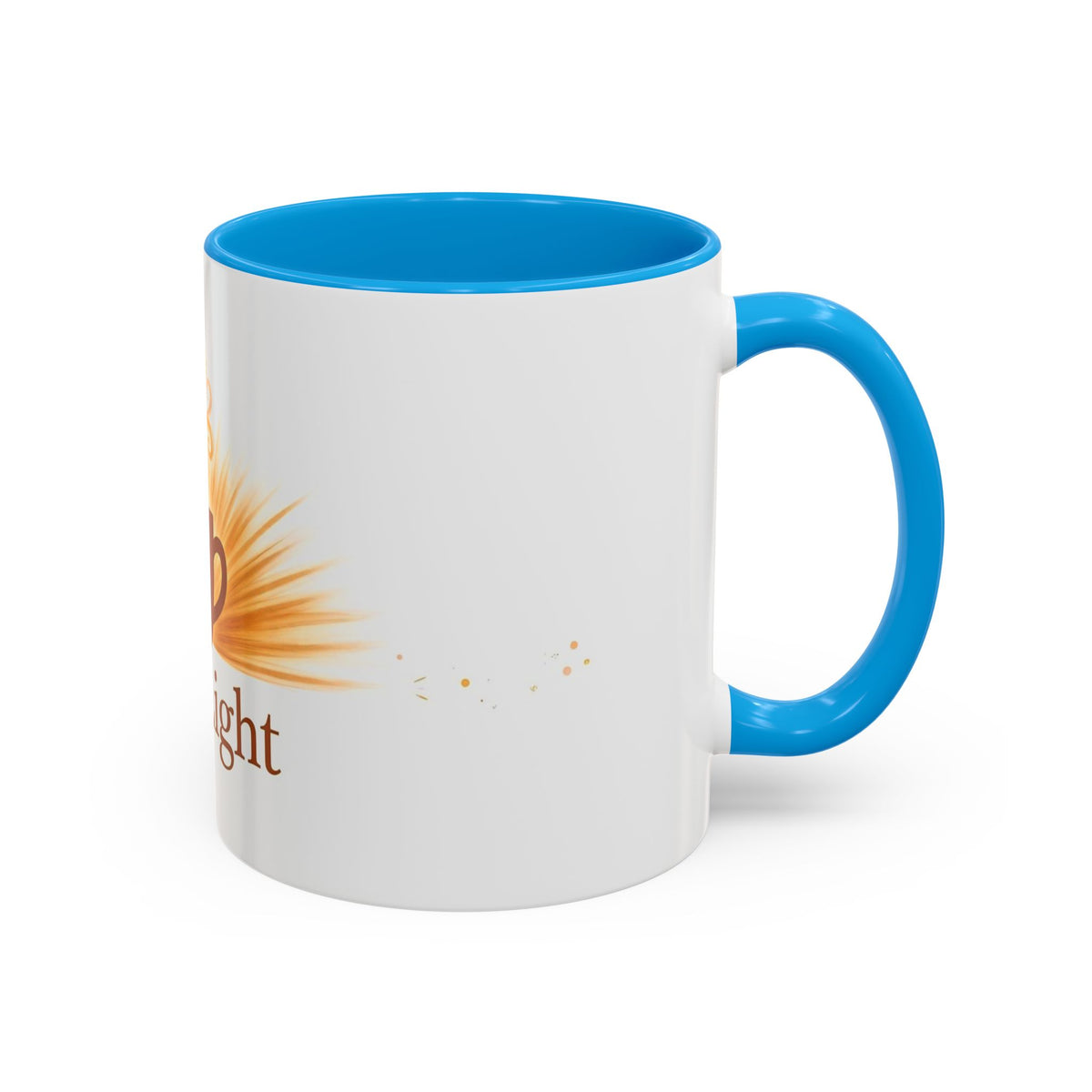 First Light color accent ceramic coffee mug — Amanda's Brew House