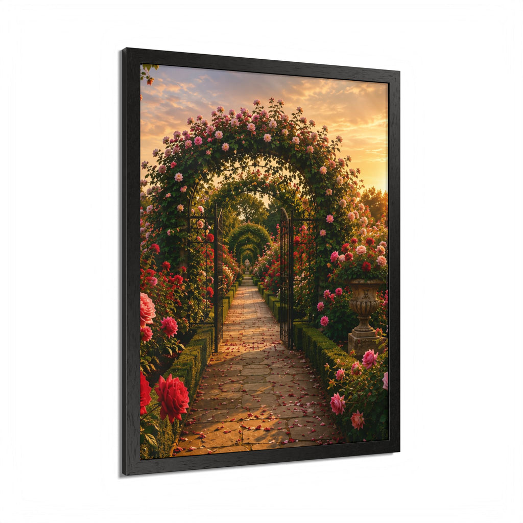 Rose Garden of Life — Framed Wall Art