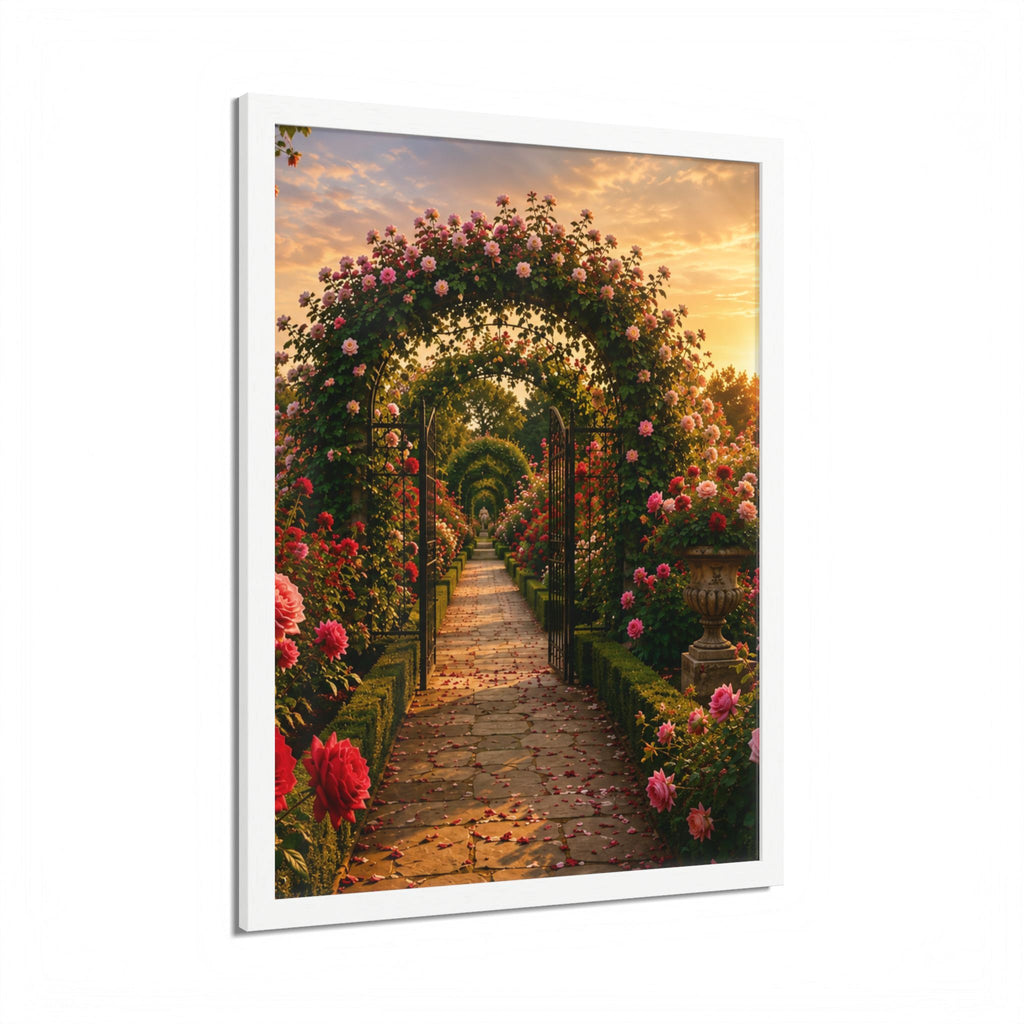 Rose Garden of Life — Framed Wall Art