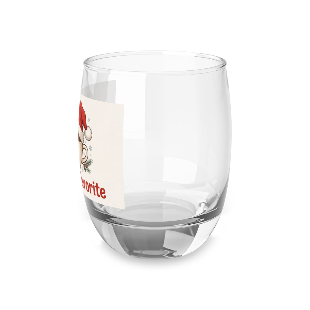 Santa's Favorite 6 oz whiskey glass product view